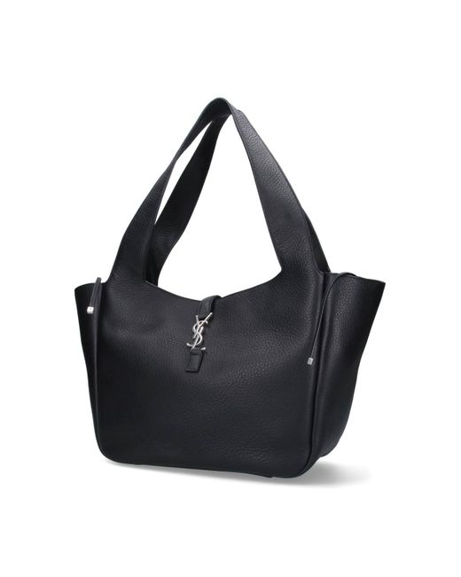 Borsa Tote "Le 5 À 7 Bea" di Saint Laurent in Black