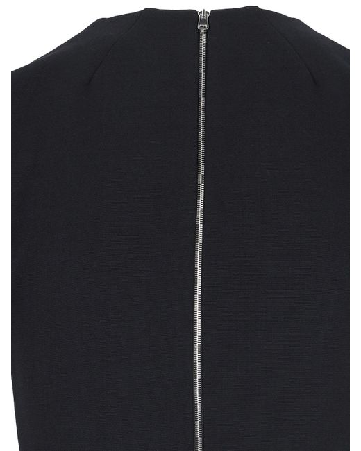 Victoria Beckham Black Midi T-Shirt Dress