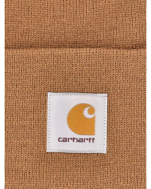 Carhartt Brown Hat Logo "Watch" for men