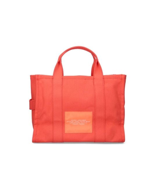 Marc Jacobs Red "The Canvas" Medium Tote Bag