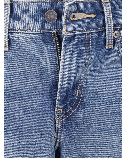 Levi's Strauss Blue Straight Jeans "Low Loose Rescued City"