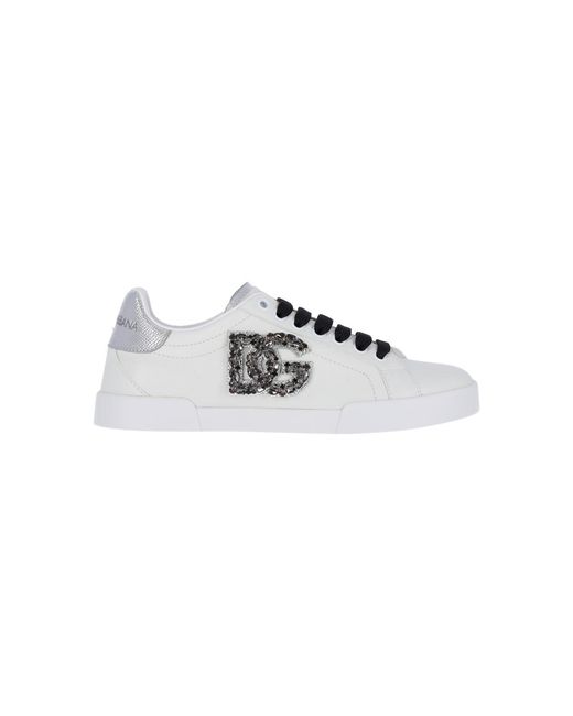 Dolce & Gabbana White Sneakers “Portofino”