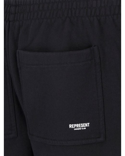 Represent Blue Sweatpants Logo for men