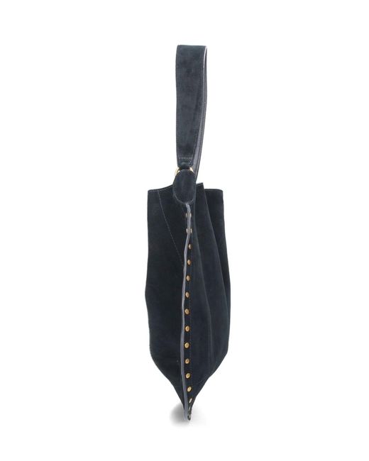 Isabel Marant Black Oskan Soft' Hobo Bag