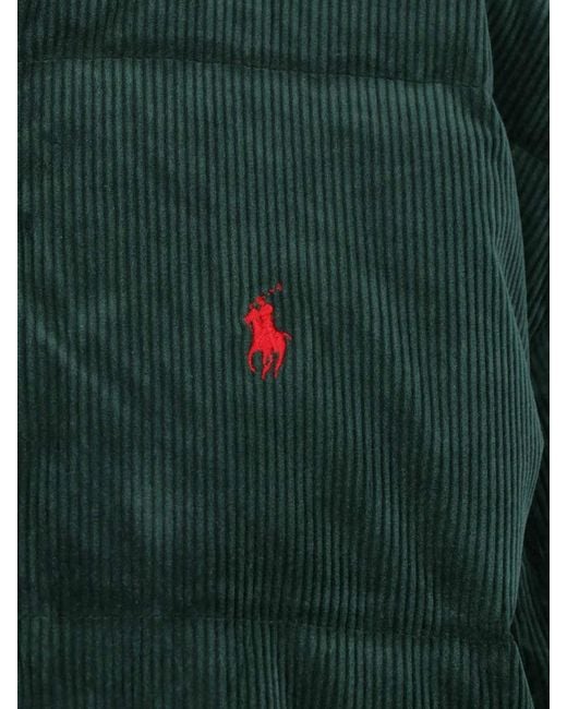 Polo Ralph Lauren Green Corduroy Padded Jacket
