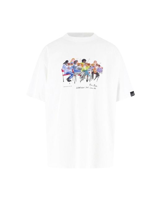 Martine Rose White Timeless Minimalist T-Shirt For Modern for men