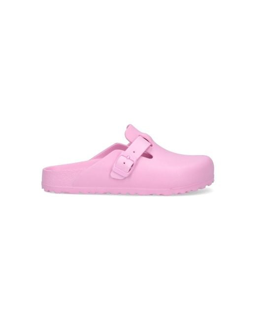 Birkenstock Pink Mules Boston