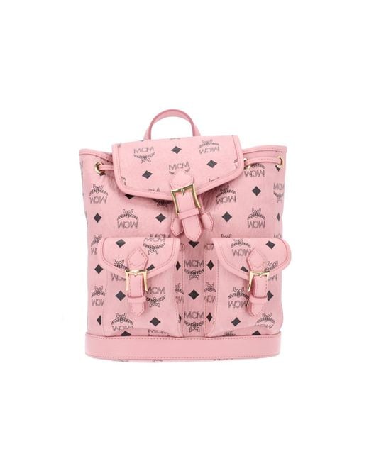 MCM Pink Backpack "Aren"