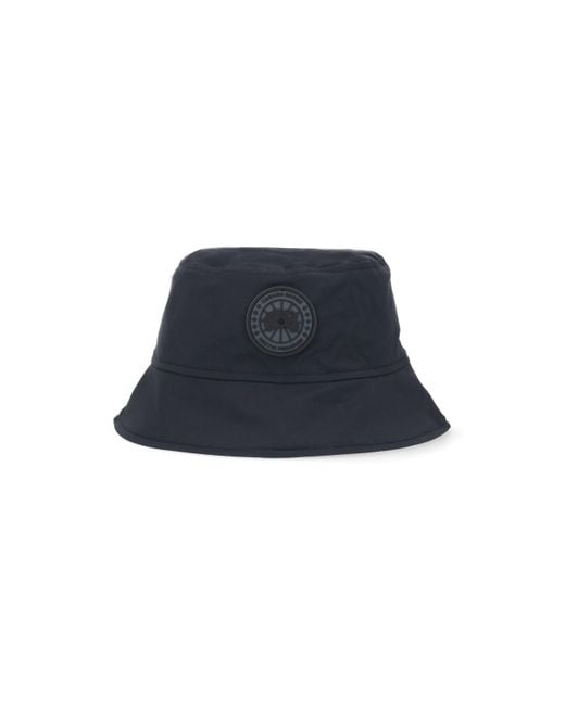 Canada Goose Blue Reversible Bucket Hat for men