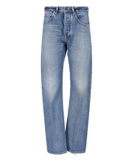 Balenciaga Blue Straight Jeans