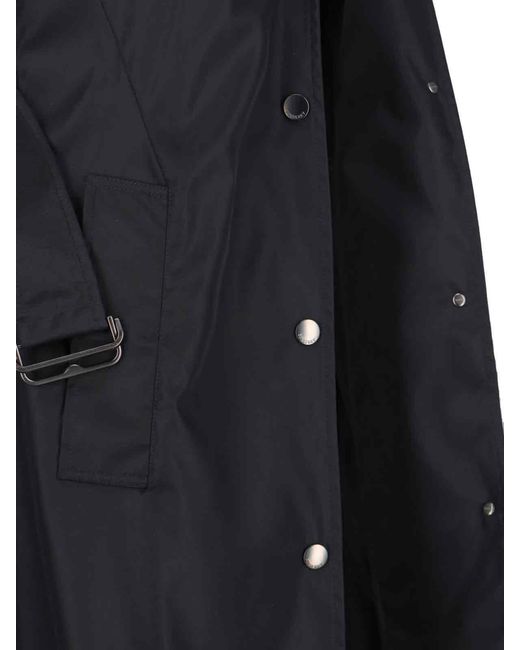 Burberry Black Technical Coat Car Coat