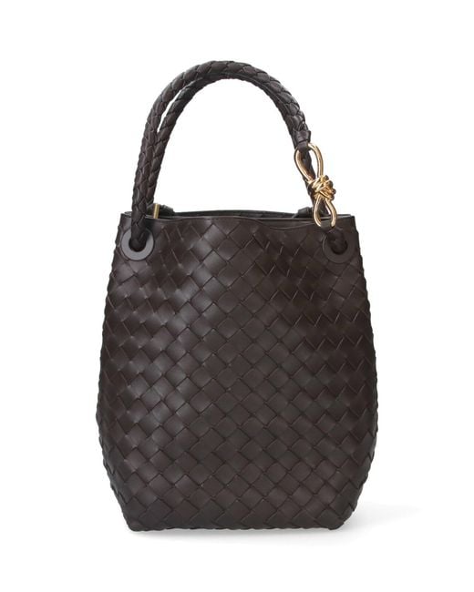 Bottega Veneta Black 'Andiamo Bucket' Crossbody Bag