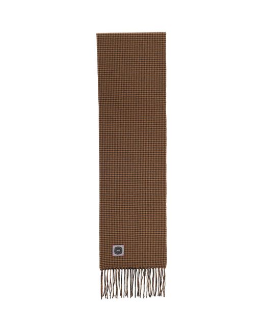 Sciarpa Pied De Poule di Destin in Brown da Uomo