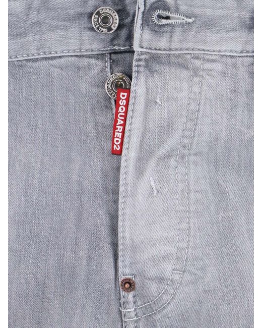 DSquared² Gray Jeans Cotton for men