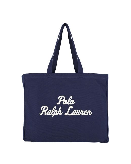 Polo Ralph Lauren Blue Logo Tote Bag for men