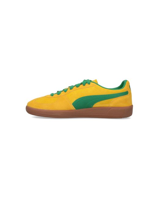 PUMA Yellow 'palermo' Sneakers