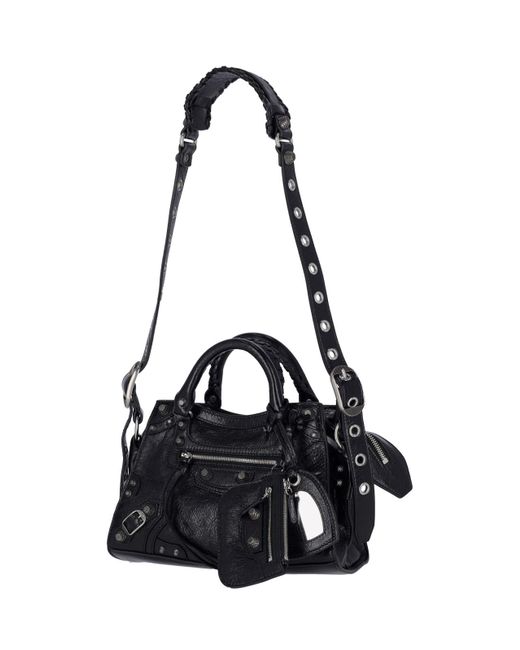 Balenciaga Black 'neo Cagole Xs' Crossbody Bag
