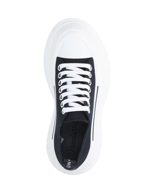 McQueen Black Sneakers Cotton