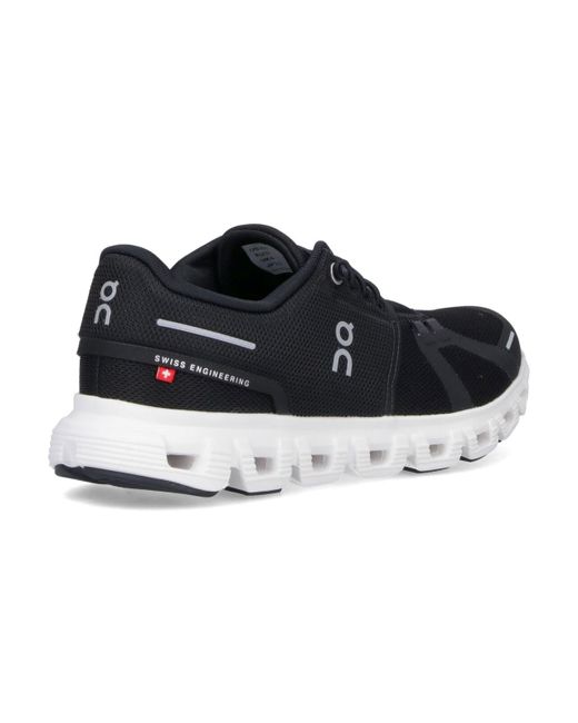 Sneakers "Cloud 6" di On Shoes in Black