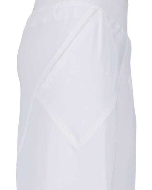 Rick Owens White Sport Pants