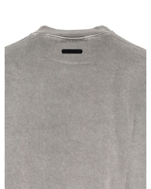 Fear Of God Gray T-Shirt “Training 90S” for men