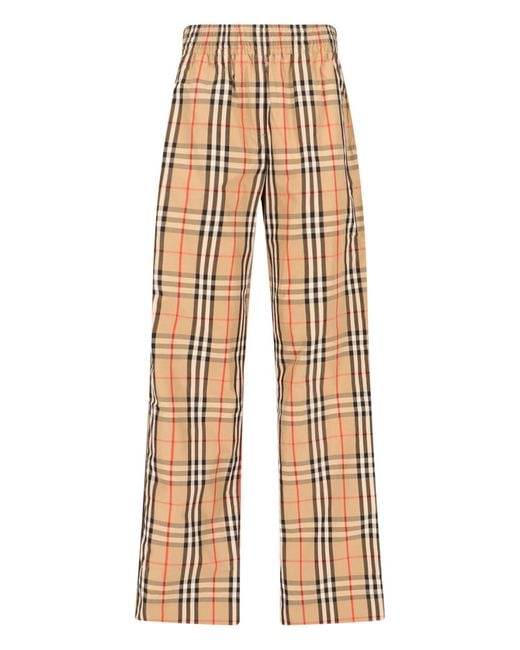 Burberry Natural Check Track Pants