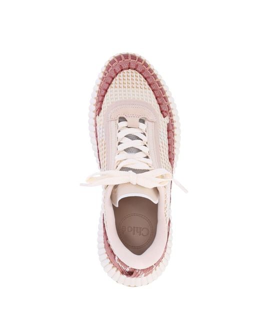 Chloé Pink Sneakers "Nama"