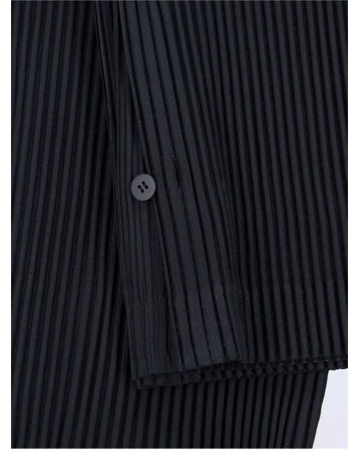 HOMME PLISSÉ Blue Pleated Pants for men