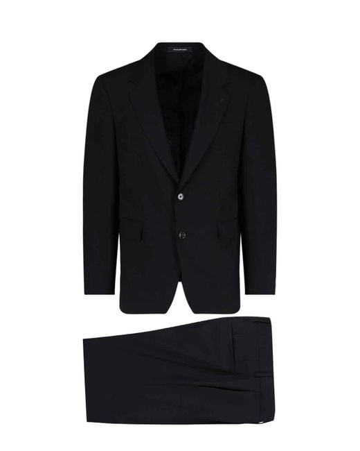 Tagliatore Black Pino Lerario Suit for men