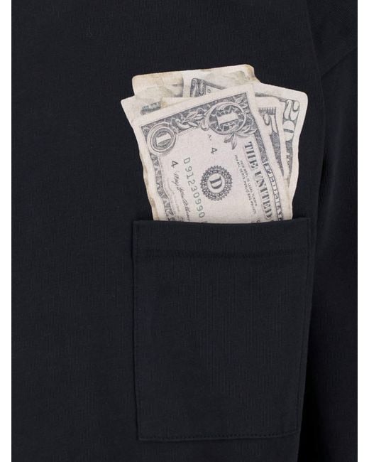 ERL Blue Long Sleeve Pocket T-Shirt
