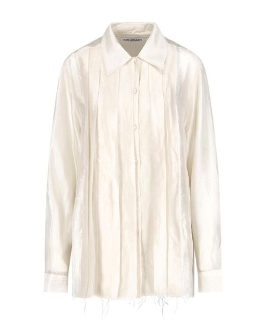 Our Legacy White Shirt “Tuxedo”
