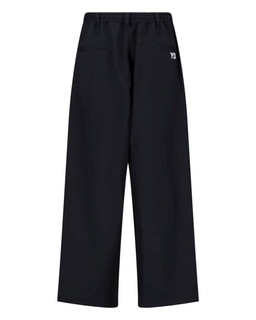 Y-3 Blue Track Pants for men