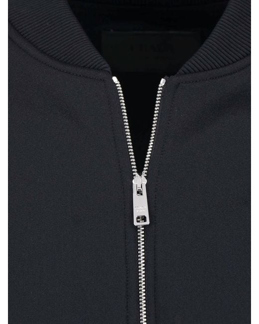 Prada Blue Zip Jacket for men