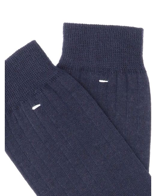 Maison Margiela Blue 'Tabi' Socks