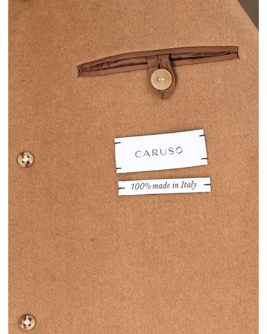 Caruso Natural Coat "Foscari" for men