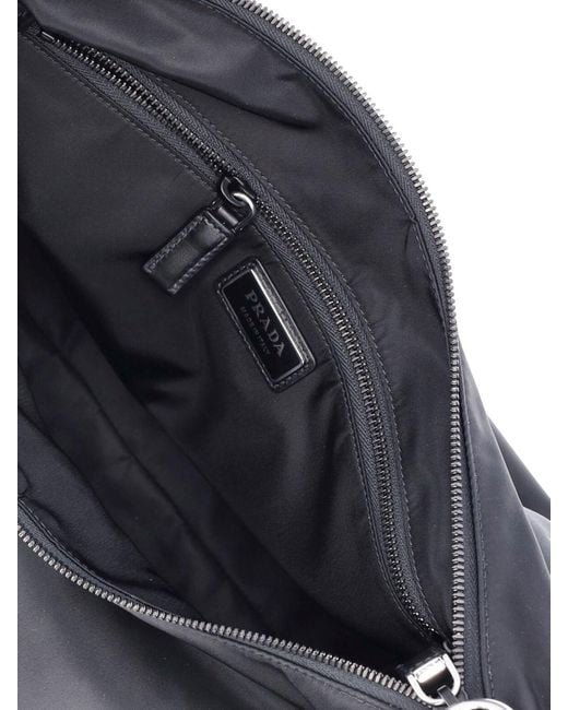 Borsa A Spalla "Explore" di Prada in Black da Uomo