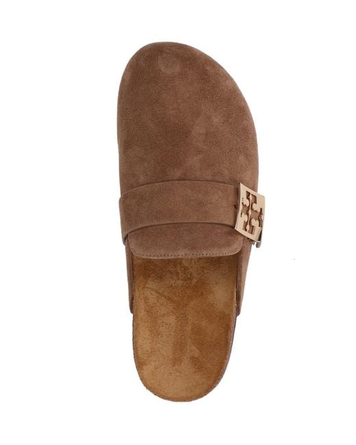 Tory Burch White Suede Sandals For