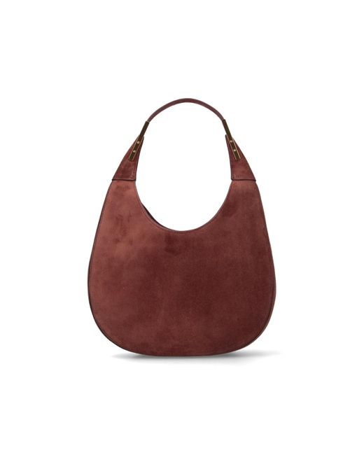 Borsa Hobo Piccola "Florence" di SAVETTE in Brown