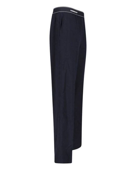 Casablanca Blue Straight Logo Pants for men