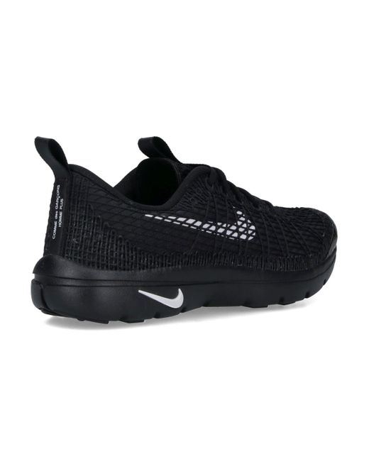 Comme des Garçons Black Sneakers Upper: Synthetic Textile for men