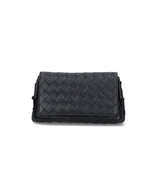 Bottega Veneta Black "Notturno" Crossbody Bag