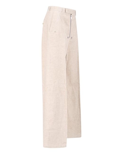 Rick Owens Natural Wide Pants