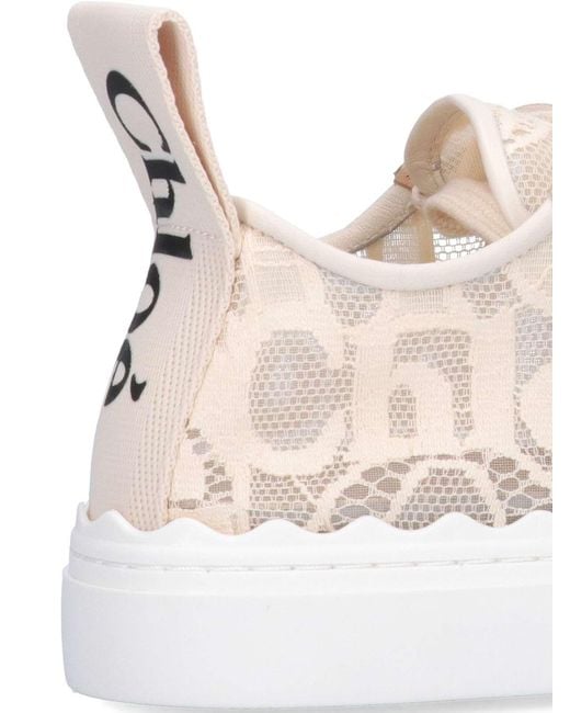 Chloé White Sneakers Upper: Polyamide