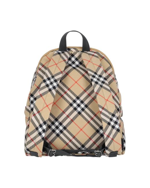Zaino "Check" di Burberry in Gray da Uomo