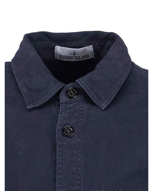Stone Island Blue '1200025' Shirt for men