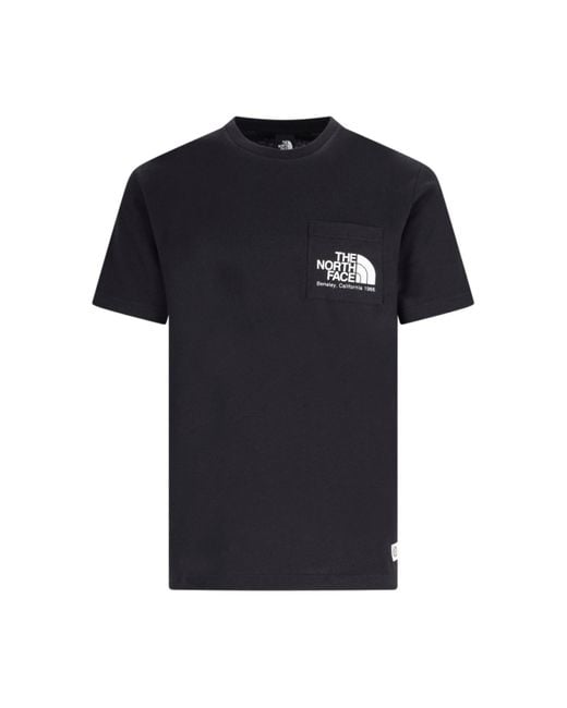 T-Shirt Logo di The North Face in Black da Uomo