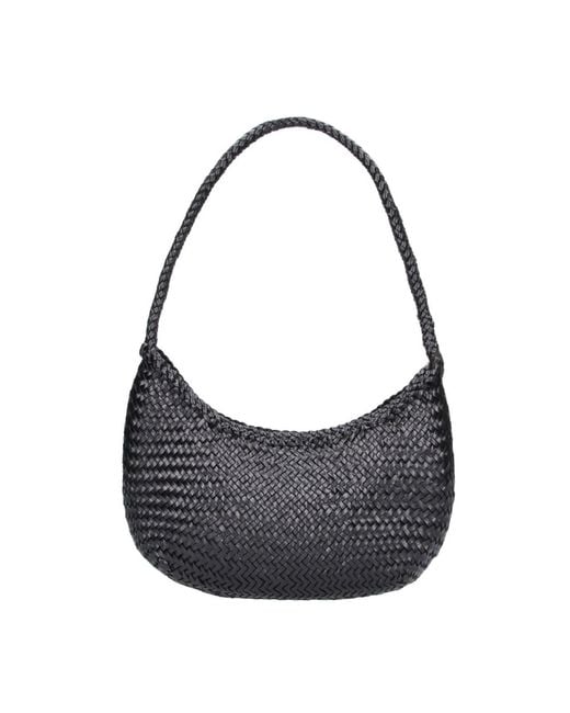 Borsa A Spalla "Nova Luna" di Dragon Diffusion in Gray