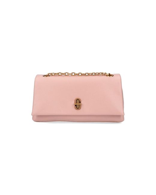 Borsa Mini "The Dual Chain" di Marc Jacobs in Pink
