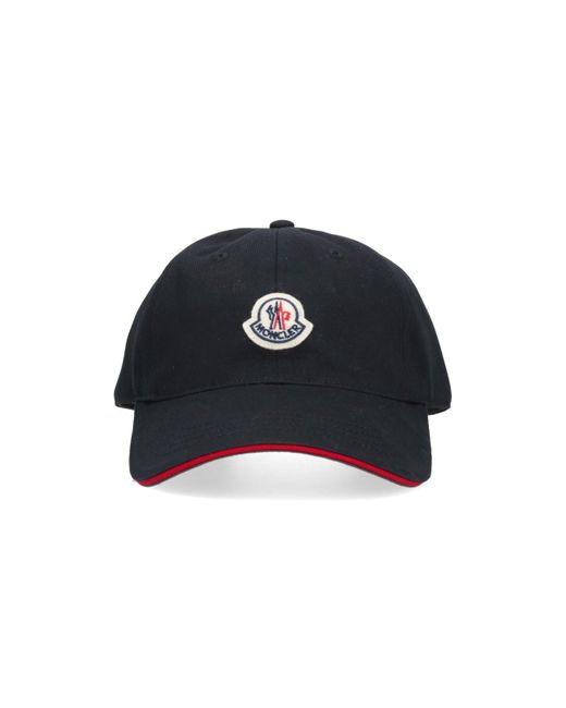 Cappello Baseball Logo di Moncler in Blue da Uomo
