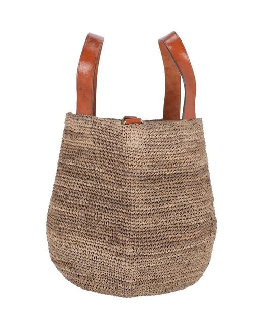 IBELIV Brown Tote Bag "Mirozy"